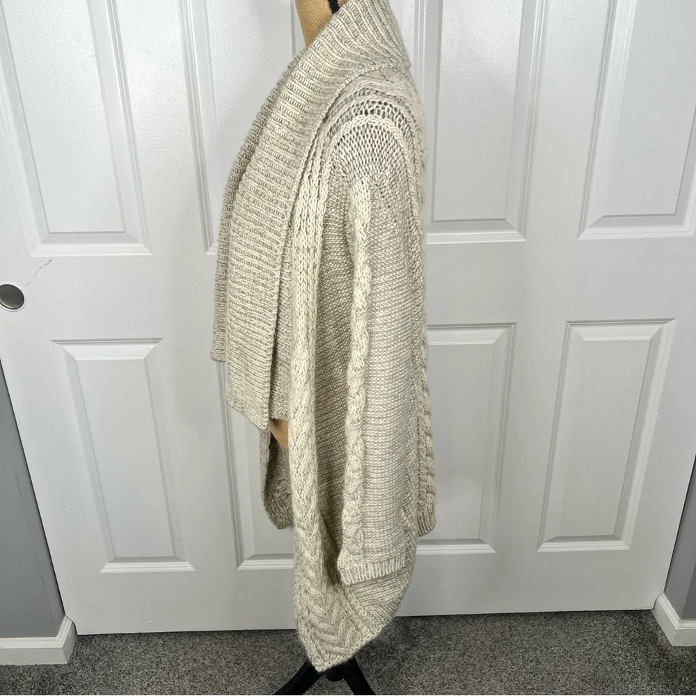 Sz M YIGAL AZROUEL Merino Wool Cardigan Chunky Knit NWOT $625 MSRP